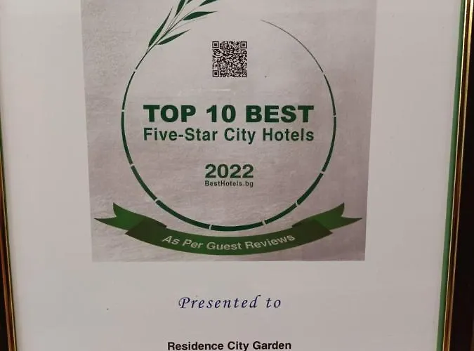 Garden - Certificate Of Excellence 10 Five-stars For 2024 Awarded By Htif 5*